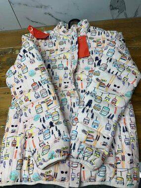 DAMART Thermolactyl Girls Puffer Jacket XS New With Tags – Pink Winter Coat